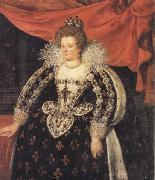 Frans Pourbus the younger Marie de Medicis,Queen of France oil on canvas